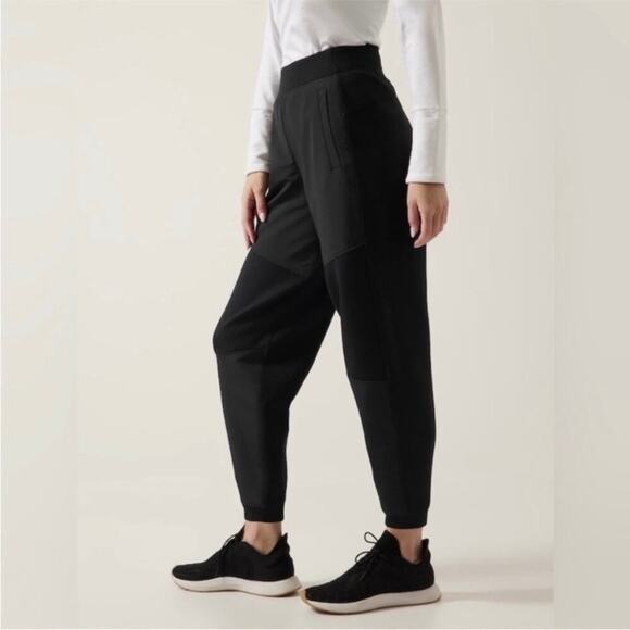 Athleta 2022 S Get Set Hybrid Jogger Pants Black - Picture 2 of 13